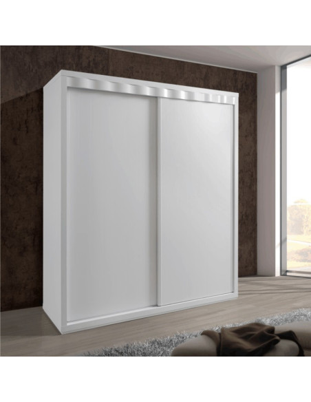 Garde-robe Queen 2 portes coulissantes | Armoires