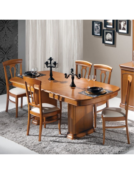 Mesa de comedor Lux VIP ovalada | Linea Lux Vip