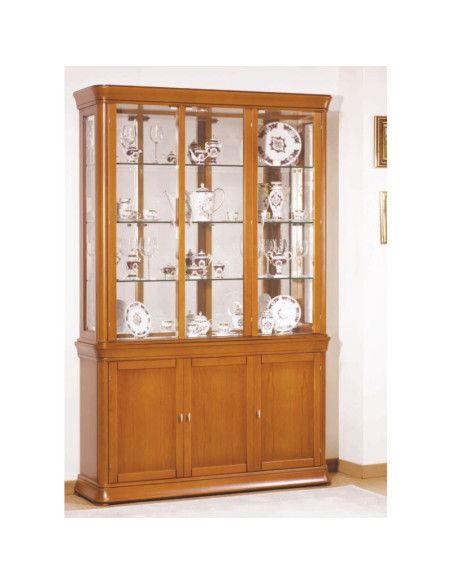 Vitrine Lux 3P 2 corpos | Linha Lux