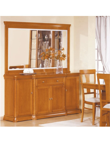 Sideboard Lux 4P with mirror