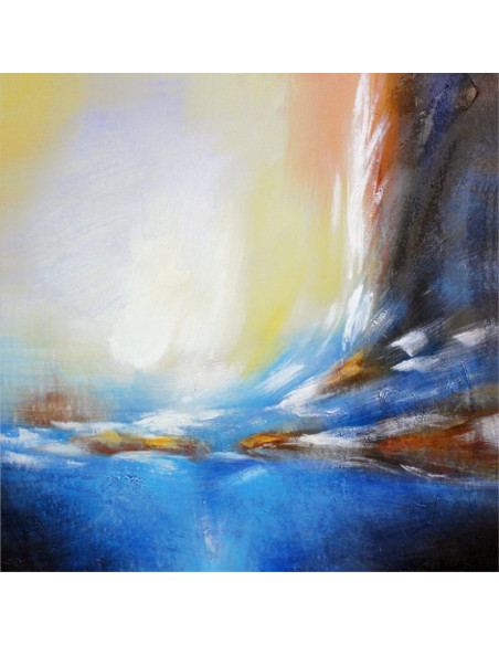 Painted canvas Explosion 008 | Abstract