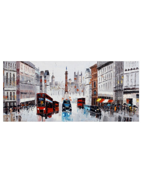 Painted canvas Explosion 015 | Cities