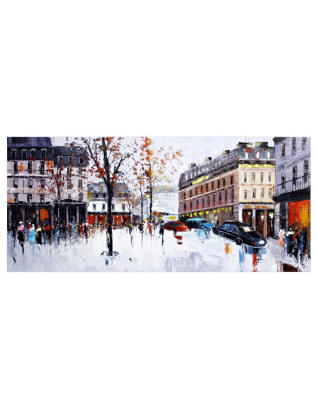 Painted canvas Explosion 016 | Cities
