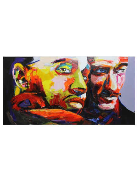 Painted canvas JAR 004 | Figures